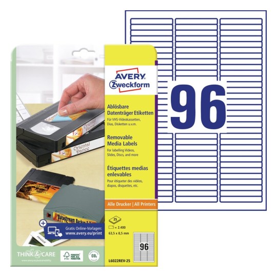 Disketten-Etiketten, L4747REV-25
