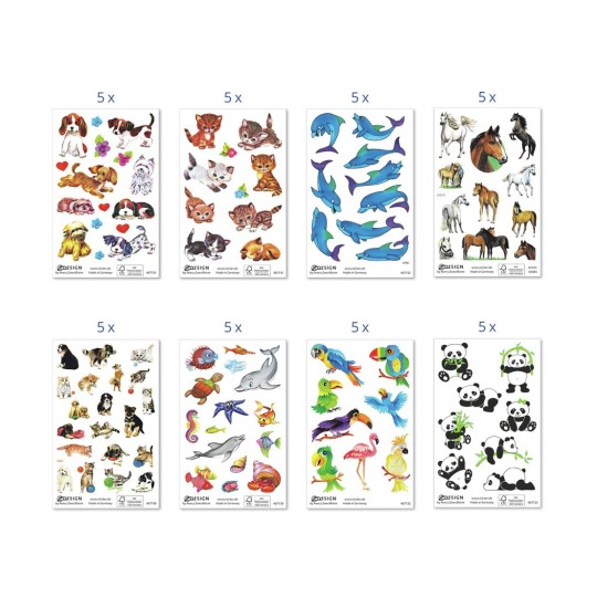 Sticker Set Tiere, 59992